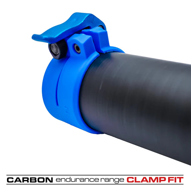 Clamped Carbon Fibre Gutter Vacuum Pole Kit (51mm Diameter) 20ft-40ft Kits
