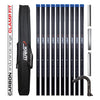 Clamped Carbon Fibre Gutter Vacuum Pole Kit (51mm Diameter) 20ft-40ft Kits