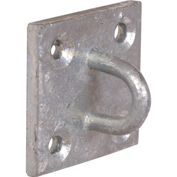  Galvanised Steel Staple Eye Plate 50x50mm