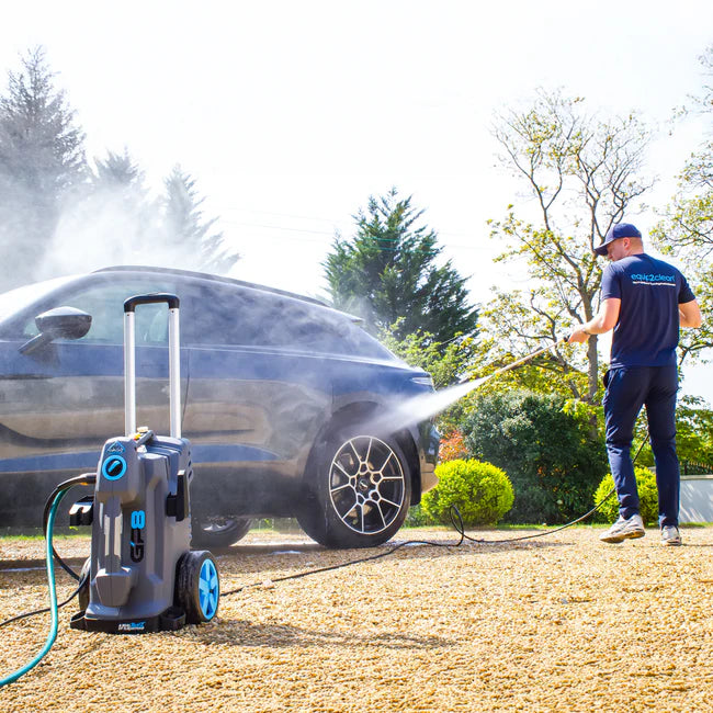Gorilla Power GP8 - Semi-Professional Electric Pressure Washer - in operation cleaning a car 2