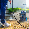 Gorilla Power GP8 - Semi-Professional Electric Pressure Washer - in operation cleaning a patio