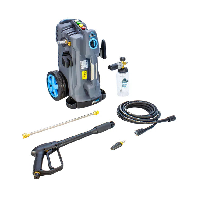 Gorilla Power GP8 - Semi-Professional Electric Pressure Washer - showing all accessories