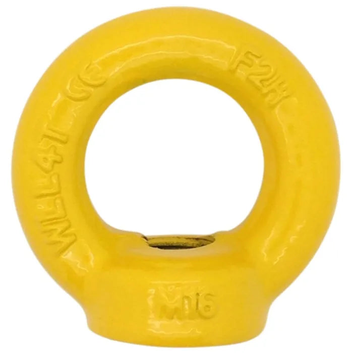 Grade 80 Lifting Eyenut - Yellow Finish  from RiggngUK