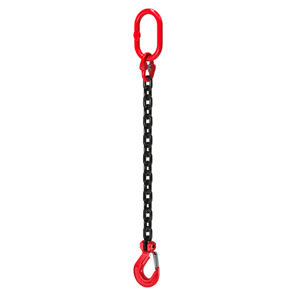 GT cobra grade 8 1 leg chain sling with hook end