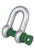 Green Pin Grade 6 Standard DEE Shackles with Screw Collar Pin GPSCD-from RiggingUK