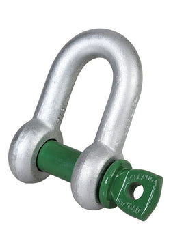  Green Pin Grade 6 Dee Shackles with Screw Collar Pin