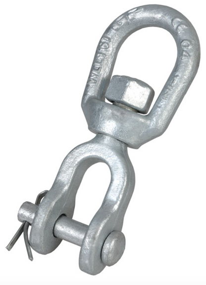 Green Pin Swivel Eye/Jaw from RiggingUK