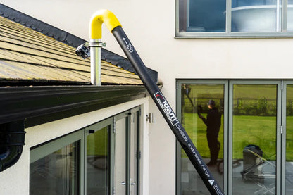 Clamped Carbon Fibre Gutter Vacuum Pole Kit (51mm Diameter) 20ft-40ft Kits
