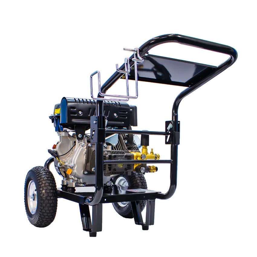 Kiam KM3700P Petrol High Pressure Washer Jet Cleaner (14HP) - side and back left view
