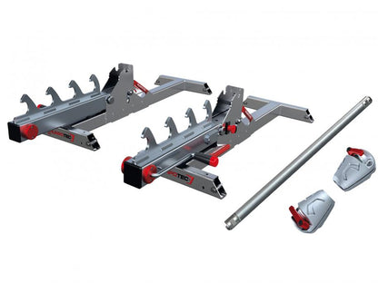 RUNPOTEC Silver and red  RUNPOLIFTER 4500 – 4.5t Cable Drum Lifter parts 