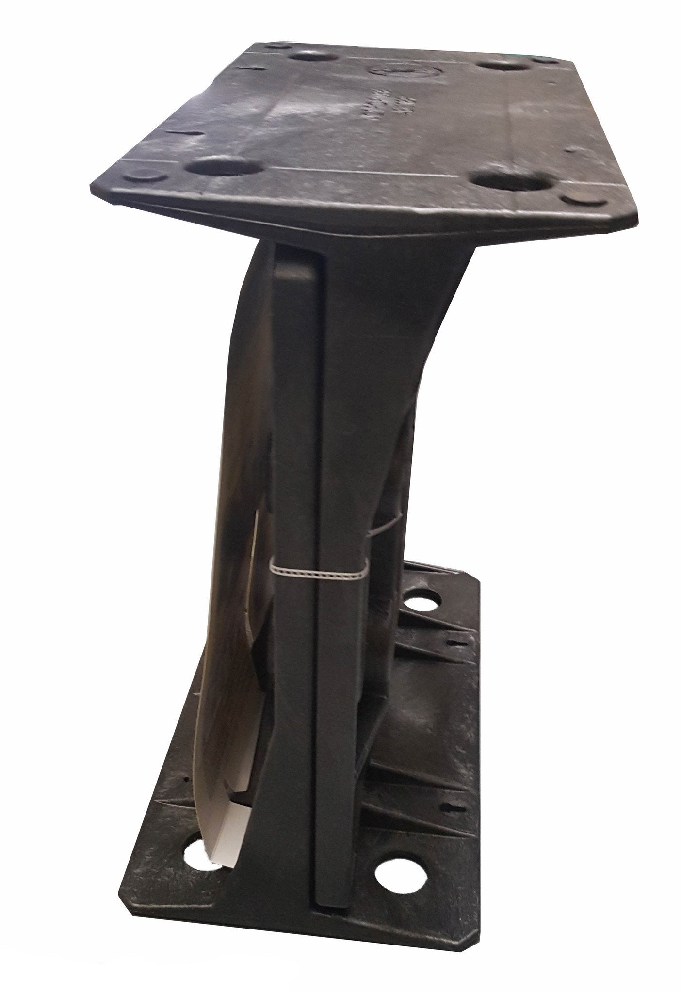 Side view of Rack-a-tiers wire dispensers