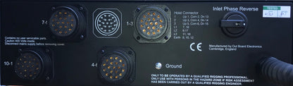 Out Board LV12x Low Voltage 12 Way Chain Hoist Controller Rear Face
