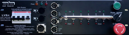 Out Board LV6x Low Voltage 6 Way Chain Hoist Controller Front Face