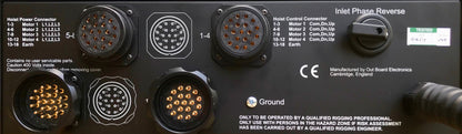 Out Board LV8x Low Voltage 8 Way Chain Hoist Controller Rear Face