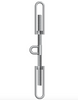 A lashing hamburger (also known as a Hamburger DD turnbuckle) is a robust, drop-forged turnbuckle designed for tensioning lashing chains or wires to safely secure cargo.