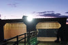 NexSun 2500 Solar flood light in use