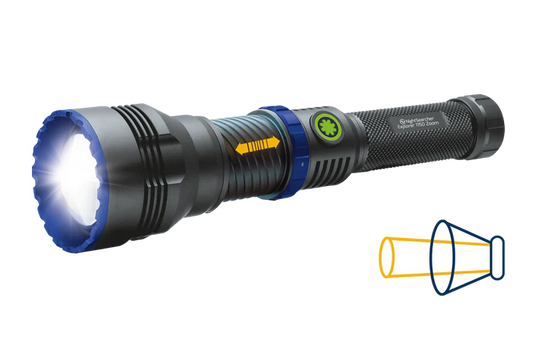 Explorer 1150 ZOOM - 1150 Lumens - Rechargeable LEP Zoom Flashlight