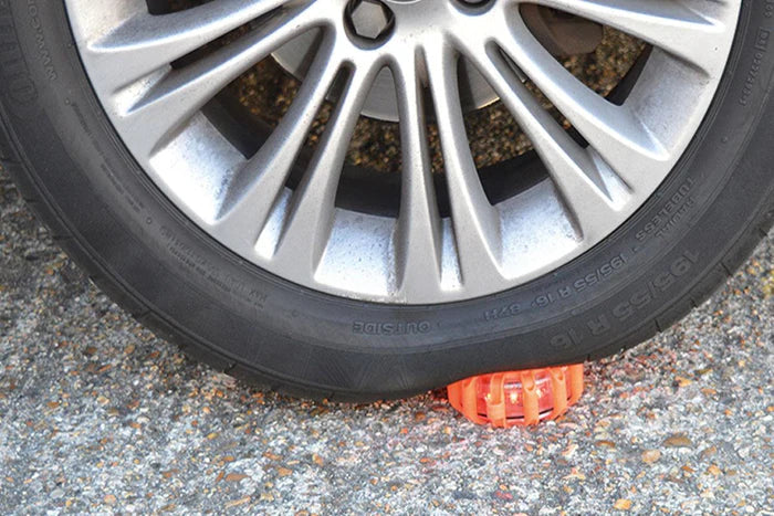 Pulsar AAA Battery Powered Hazard Warning Light under tyre