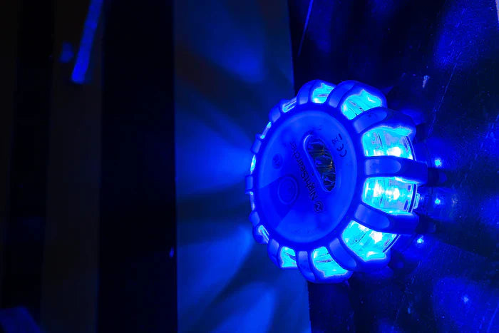 Pulsar AAA Yellow Hazard Warning Light – 360º Battery LED