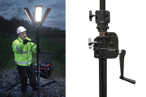 StratoStar X - 115000 Lumens - 30Ah - Rechargeable Tower Floodlight