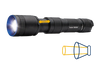 Tracker 1000 Zoom - 1000 Lumens - Adjustable Zoom Spot to Flood Beam, Rechargeable Flashlight
