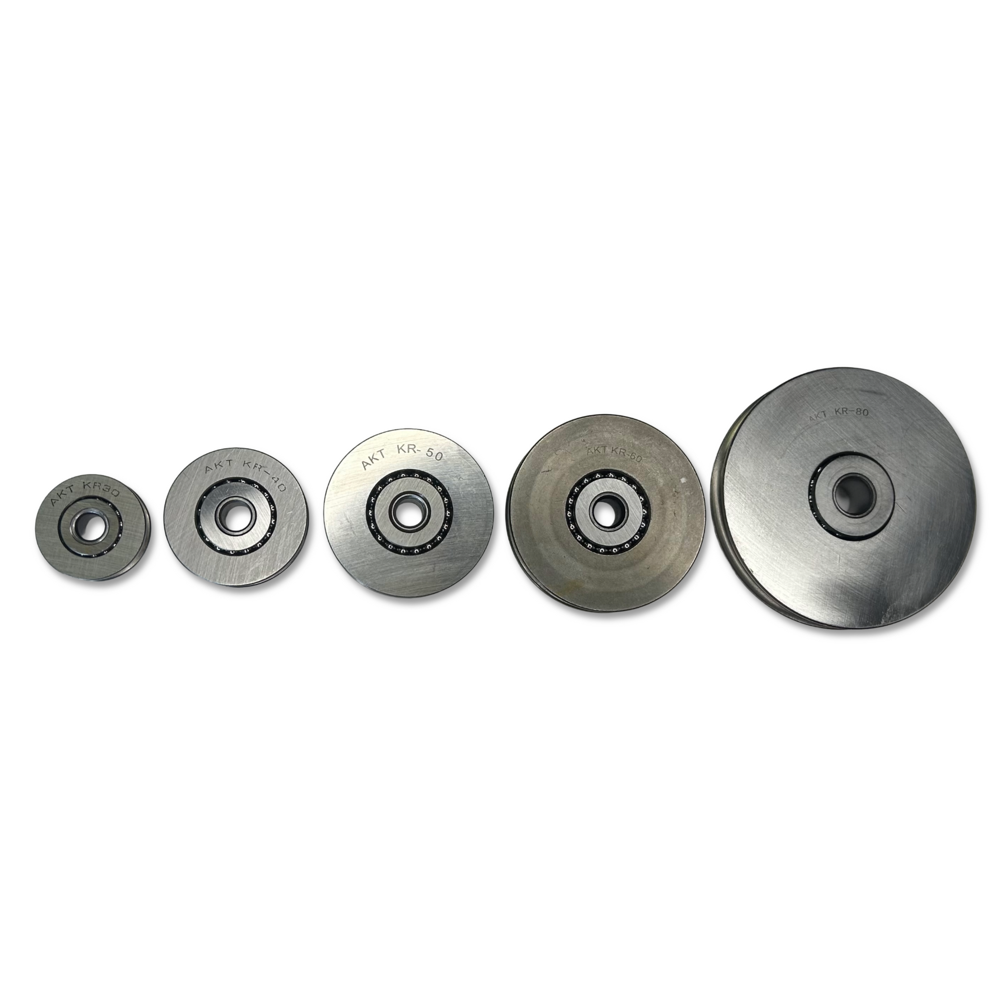 Model No. 1209 Steel Pulley with Loose Cone Ball Bearings - 30mm to 80mm Diameter Full range