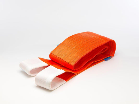 10000kg (10.0t) Duplex Orange Flat Webbing Slings - Made in UK
