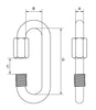 ONYX Grade 80 Black Finish Steel Quick Link Large Opening - OXQLE