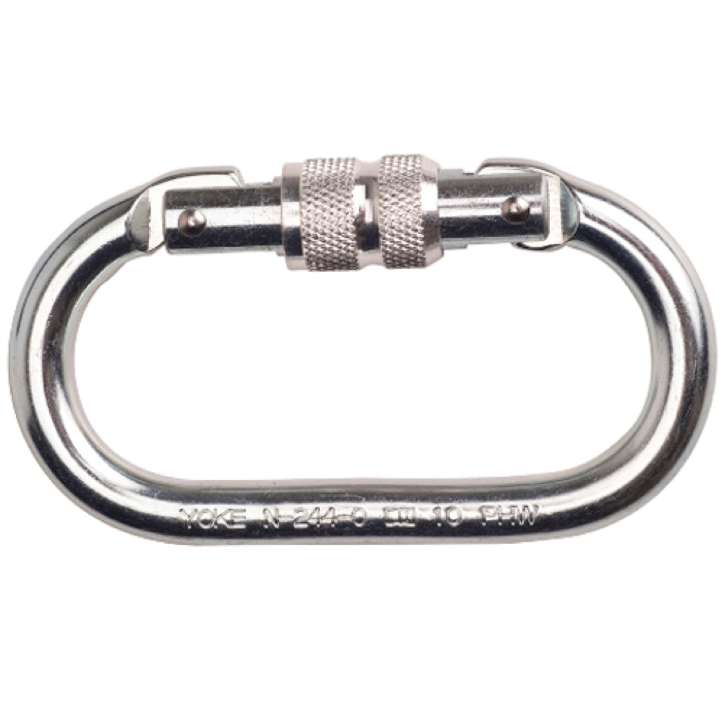 Portwest - Aluminium Twist Lock Carabiner - Connector Silver - FP30SIR from RiggingUK