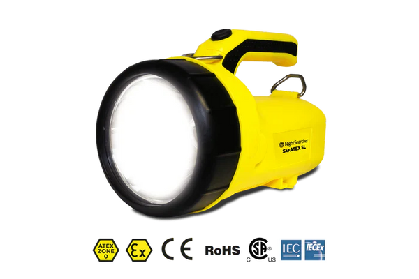 Sigma RSL - 370 Lumens - Zone 0 - Rechargeable ATEX Searchlight