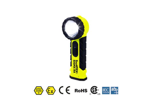 Sigma RA - 325 Lumens - Zone 0 - ATEX Right Angle Flashlight