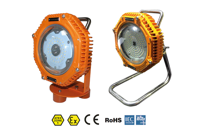 Titan R - 1400 Lumens - Zone 1 - Rechargeable ATEX Floodlight