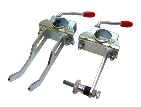 GLOBESTOCK - SAVER / STOP Two Piece Upper & Lower Mounting Bracket Set (for SENTRY Tripods)