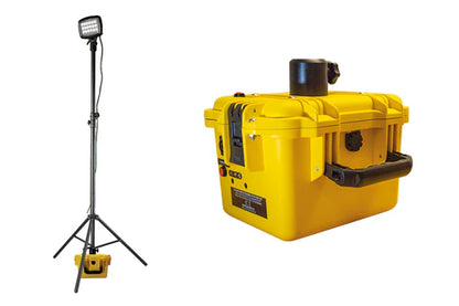 Solaris Megastar 20K  - 20000 Lumens - 38Ah - Rechargeable Floodlight