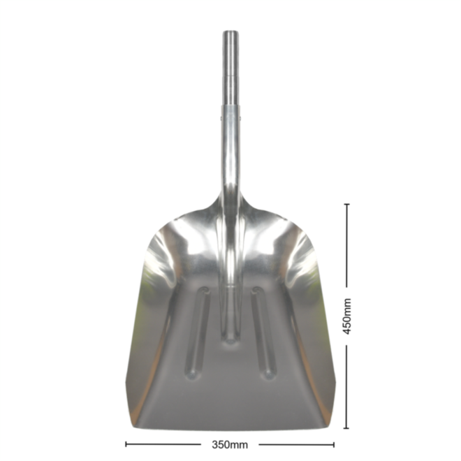 STEIN Woodchip Shovel - Main Dimensions -Manufactured from aluminium - Designed for seamless integration with all STEIN MPS fiberglass poles from RiggingUK
