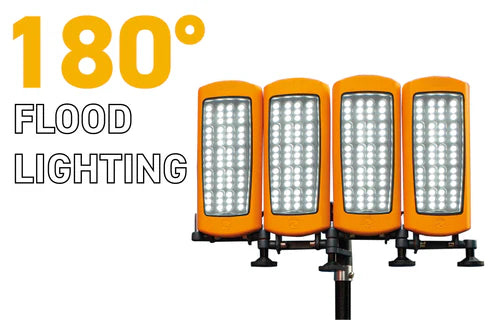 StratoStar X - 115000 Lumens - 30Ah - Rechargeable Tower Floodlight