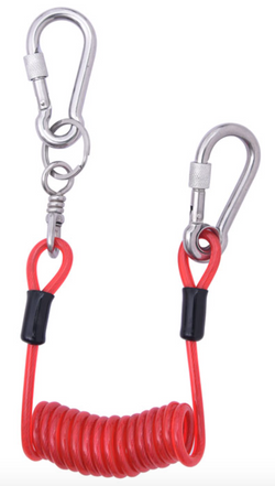  Kratos - Polyurethane Connecting Tool Stretch Lanyard - Max Weight 0.9kgs