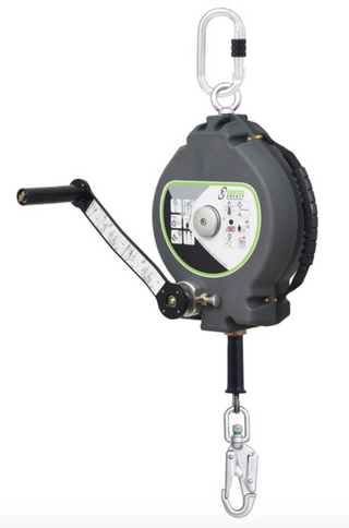  30m Olympe Wire Rope Fall Arrest Block c/w Integrated Recovery System