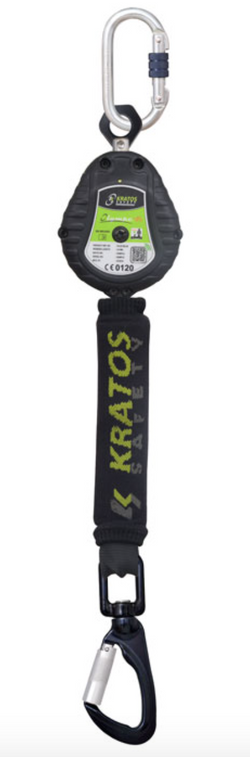  Kratos - 2m Olympe-S2 Retractable 21mm Aramid Webbing Fall Arrest Block