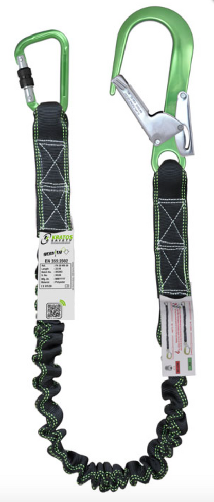 Kratos - 2m Gravity Shock Absorbing Expandable Webbing Lanyard