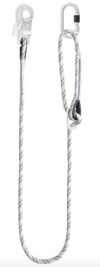  Kratos - 2m Adjustable Work Positioning Kernmantle Rope Lanyard