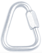 Steel Delta Quick Link - MBS 22kN - Gate Opening 10mm