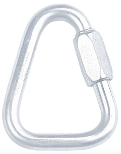  Steel Delta Quick Link - MBS 22kN - Gate Opening 10mm