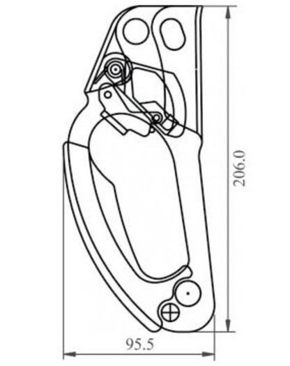 Right Hand Ascender Handle