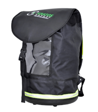  Large Cylindrical PVC Backpack