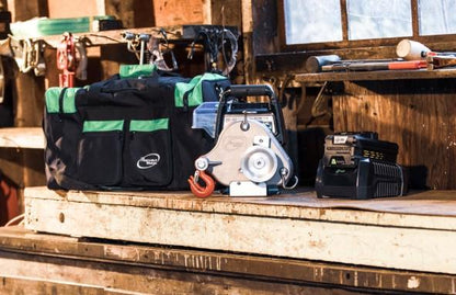 PCW3000-LI-K Battery | 1000kg Pulling Capstan Winch Kit - Inc Cramer 4.0Amp Battery & Charger