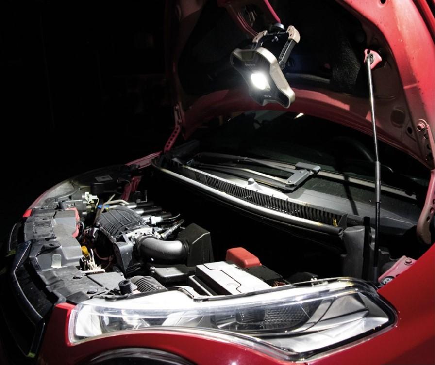 NightSearcher Galaxy Star rechargeable work light in use