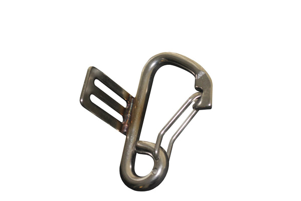 Stainless Steel Metal Hammer Holder for Tool Belts - Tool Lanyard from RiggingUK