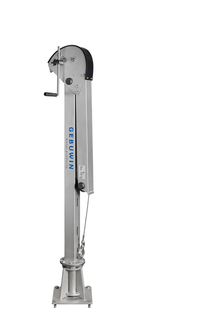 SD500 SST - 500kg Stainless Swivel Hoisting Davit (Built in winch with 13m Cable)