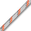 Stein Omega 12mm Pulling Rope - white with orange fleck close up